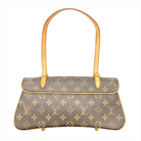 LOUIS VUITTON Authentic Brown Monogram Canvas Shoulder Bag - Picture 3 of 10